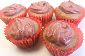 Cupcakes au topinambour avec glaçage à la vanille